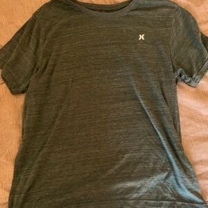 Hurley green shirt